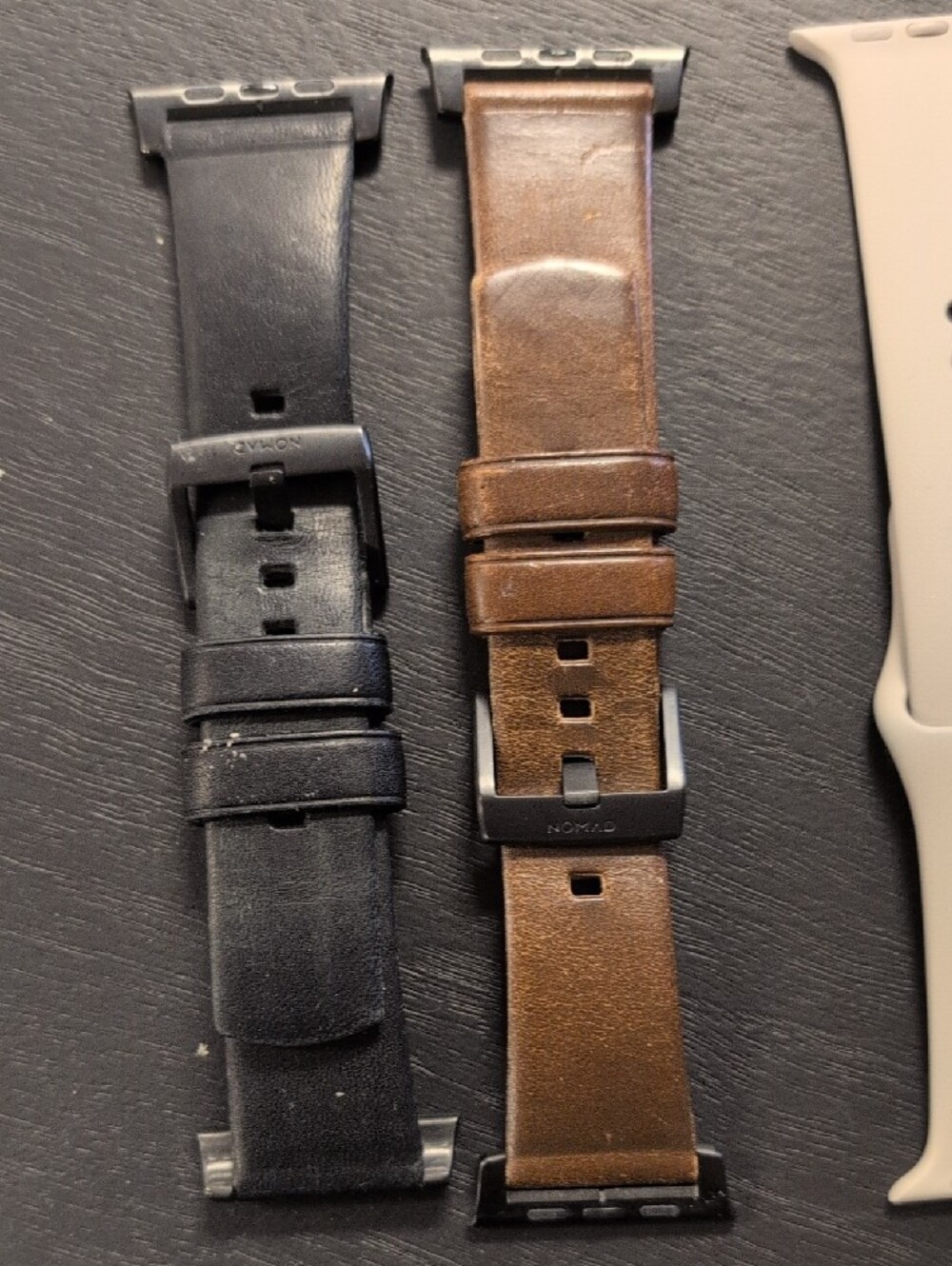 Nomad Interchangeable Watch Band Set in Black, Navy, Beige, Brown - Picture 2 of 10